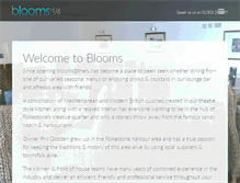 Tablet Screenshot of bloomsfolkestone.com